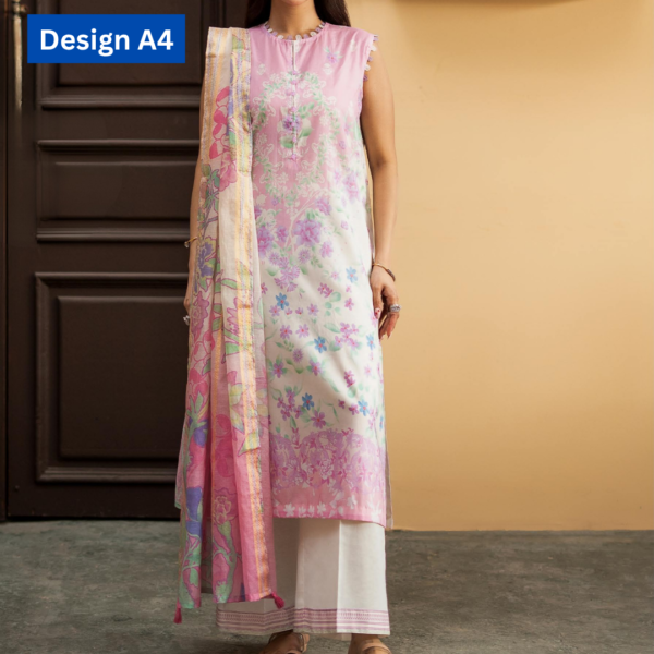 3-pc unstitched POP UP 3-Piece Unstitched Lawn Suit